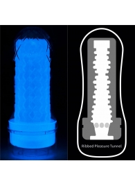 Светящийся в темноте мастурбатор Lumino Play Masturbator Ribbed - Lovetoy - в Черкесске купить с доставкой