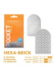 Карманный мастурбатор HEXA-BRICK - Tenga - в Черкесске купить с доставкой