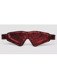 Двусторонняя красно-черная маска на глаза Reversible Faux Leather Blindfold - Fifty Shades of Grey - купить с доставкой в Черкесске