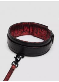 Стильный ошейник с поводком Reversible Faux Leather Collar and Lead - Fifty Shades of Grey - купить с доставкой в Черкесске