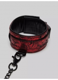 Красно-черные оковы Reversible Faux Leather Ankle Cuffs - Fifty Shades of Grey - купить с доставкой в Черкесске