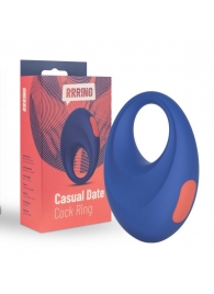 Синее эрекционное кольцо RRRING Casual Date Cock Ring - FeelzToys - в Черкесске купить с доставкой