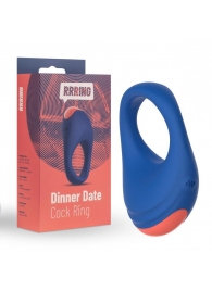 Синее эрекционное кольцо RRRING Dinner Date Cock Ring - FeelzToys - в Черкесске купить с доставкой