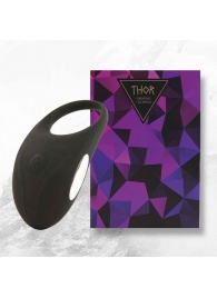 Черное эрекционное виброкольцо Thor Cockring - FeelzToys - в Черкесске купить с доставкой