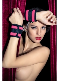 Наручники из неопрена розового цвета - ToyFa - купить с доставкой в Черкесске