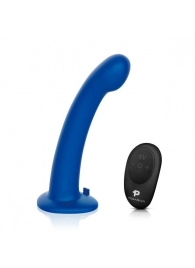 Синяя насадка Remote Control P-Spot G-Spot с черными трусиками - 20 см. - Pegasus - купить с доставкой в Черкесске