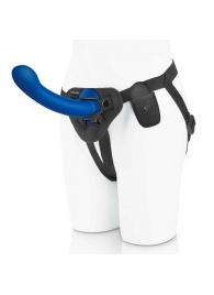 Синяя насадка Remote Control P-Spot G-Spot с черными трусиками - 20 см. - Pegasus - купить с доставкой в Черкесске