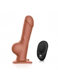 Реалистичный страпон с радиоуправлением Remote Control Realistic - 21 см. - Pegasus - купить с доставкой в Черкесске