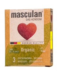 Экологически чистые презервативы Masculan Organic - 3 шт. - Masculan - купить с доставкой в Черкесске