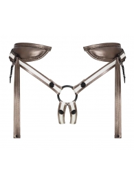 Бронзовый пояс для насадок Desirous Harness - Strap-on-me - купить с доставкой в Черкесске