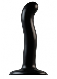 Черный фаллоимитатор-насадка Strap-On-Me P G spot Dildo size S - 16,4 см. - Strap-on-me - купить с доставкой в Черкесске