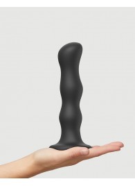 Черная насадка Strap-On-Me Dildo Geisha Balls size XL - Strap-on-me - купить с доставкой в Черкесске