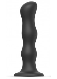 Черная насадка Strap-On-Me Dildo Geisha Balls size XL - Strap-on-me - купить с доставкой в Черкесске