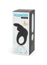 Черное эрекционное виброкольцо Happy Rabbit Rechargeable Rabbit Cock Ring - Happy Rabbit - в Черкесске купить с доставкой