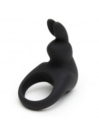 Черное эрекционное виброкольцо Happy Rabbit Rechargeable Rabbit Cock Ring - Happy Rabbit - в Черкесске купить с доставкой