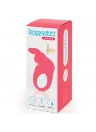 Розовое эрекционное виброкольцо Happy Rabbit Rechargeable Rabbit Cock Ring - Happy Rabbit - в Черкесске купить с доставкой