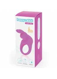 Фиолетовое эрекционное виброкольцо Happy Rabbit Rechargeable Rabbit Cock Ring - Happy Rabbit - в Черкесске купить с доставкой