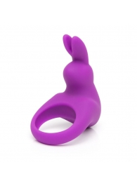 Фиолетовое эрекционное виброкольцо Happy Rabbit Rechargeable Rabbit Cock Ring - Happy Rabbit - в Черкесске купить с доставкой