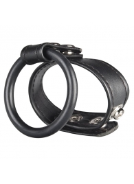Двойное кольцо выносливости на пенис DUAL STAMINA RING - BlueLine - в Черкесске купить с доставкой