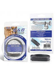Кольцо на пенис из искусственной кожи на липучке VELCRO COCK RING - 5 см. - BlueLine - в Черкесске купить с доставкой