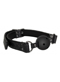 Черный кляп-шарик BALL GAG DIAMOND - Dream Toys - купить с доставкой в Черкесске