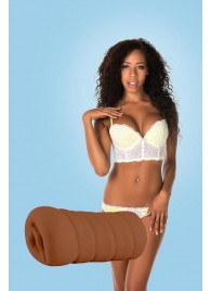 Коричневый мастурбатор-вагина BRIANNA - Dream Toys - в Черкесске купить с доставкой