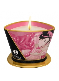 Массажная свеча Rose Petals с ароматом розы - 170 мл. - Shunga - купить с доставкой в Черкесске