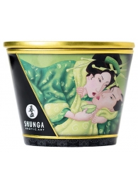 Массажная свеча Exotic Green Tea с ароматом зелёного чая - 170 мл. - Shunga - купить с доставкой в Черкесске