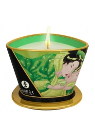 Массажная свеча Exotic Green Tea с ароматом зелёного чая - 170 мл. - Shunga - купить с доставкой в Черкесске