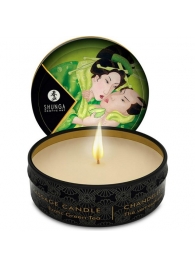 Массажная свеча Exotic Green Tea с ароматом зелёного чая - 30 мл. - Shunga - купить с доставкой в Черкесске