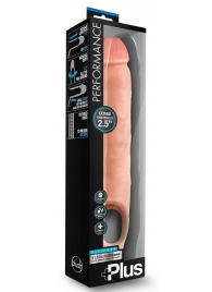 Телесная насадка-удлинитель 11.5 Inch Silicone Cock Sheath Penis Extender - 29,2 см. - Blush Novelties - в Черкесске купить с доставкой