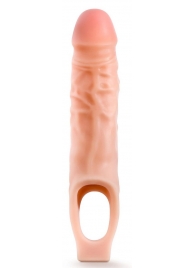 Телесная насадка на пенис 9 Inch Cock Sheath Extender - 22,2 см. - Blush Novelties - в Черкесске купить с доставкой