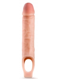 Телесная насадка на пенис 10 Inch Cock Sheath Extender - 25 см. - Blush Novelties - в Черкесске купить с доставкой