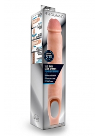 Телесная насадка на пенис 11.5 Inch Cock Sheath Penis Extender - 29,2 см. - Blush Novelties - в Черкесске купить с доставкой