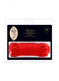 Красная веревка для фиксации - 10 м. - Sweet Caress - купить с доставкой в Черкесске