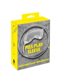 Прозрачная насадка на пенис Piss Play Sleeve для игр с мочеиспусканием - Orion - купить с доставкой в Черкесске