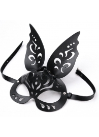 Черная ажурная маска  Зайка  с ушками - Crazy Handmade - купить с доставкой в Черкесске