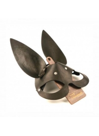 Черная гладкая маска  Зайка  с длинными ушками - Crazy Handmade - купить с доставкой в Черкесске