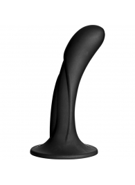 Черная изогнутая насадка Vac-U-Lock G-Spot - 16,5 см. - Doc Johnson - купить с доставкой в Черкесске