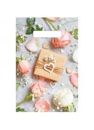 Полиэтиленовый пакет  Подарочек  с вырубной усиленной ручкой - 20 х 30 см. - Сима-Ленд - купить с доставкой в Черкесске