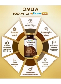 Пищевая добавка SuperCaps OMEGA-3 - 50 капсул (1000 мг) - SuperCaps - купить с доставкой в Черкесске