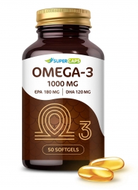 Пищевая добавка SuperCaps OMEGA-3 - 50 капсул (1000 мг) - SuperCaps - купить с доставкой в Черкесске