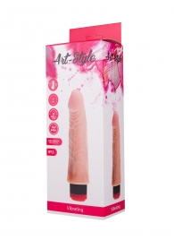 Вибратор ART-Style №12 в форме фаллоса - 17,5 см. - Art-Style