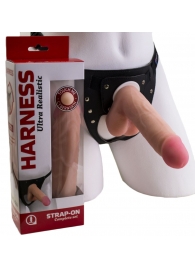 Страпон в подарочной упаковке: трусики с плугом и фаллоимитатор-насадка - 16 см. - LOVETOY (А-Полимер) - купить с доставкой в Черкесске