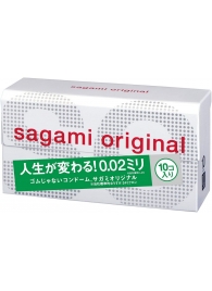Ультратонкие презервативы Sagami Original 0.02 - 10 шт. - Sagami - купить с доставкой в Черкесске