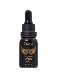 Возбуждающий гель для клитора ORGIE Orgasm Drops Vibe - 15 мл. - ORGIE - купить с доставкой в Черкесске