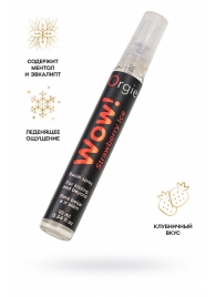 Оральный спрей ORGIE Wow! Strawberry Ice Blowjob Spray с охлаждающим и возбуждающим эффектом - 10 мл. - ORGIE - купить с доставкой в Черкесске