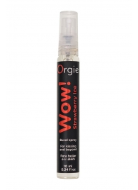 Оральный спрей ORGIE Wow! Strawberry Ice Blowjob Spray с охлаждающим и возбуждающим эффектом - 10 мл. - ORGIE - купить с доставкой в Черкесске