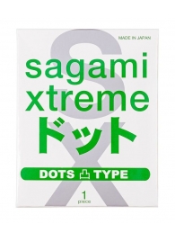 Презерватив Sagami Xtreme Type-E с точками - 1 шт. - Sagami - купить с доставкой в Черкесске