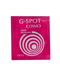 Стимулирующий интимный крем для женщин Cosmo G-spot - 2 гр. - Биоритм - купить с доставкой в Черкесске